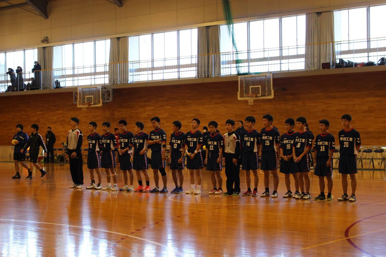 H28年度山梨県高等学校ハンドボール教育大会 山梨県立甲府工業高等学校 應援團